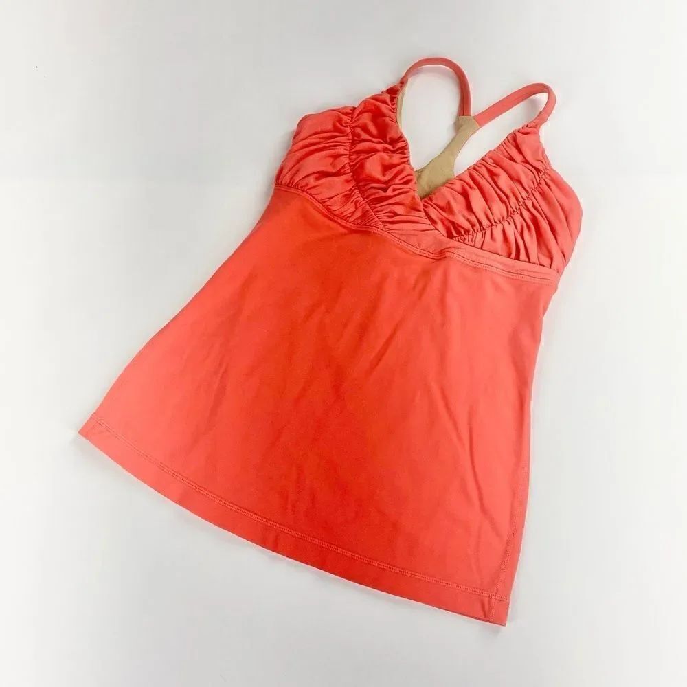 Lululemon pure balance sports bra tank flash color size 6